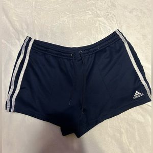 Size small navy blue adidas shorts